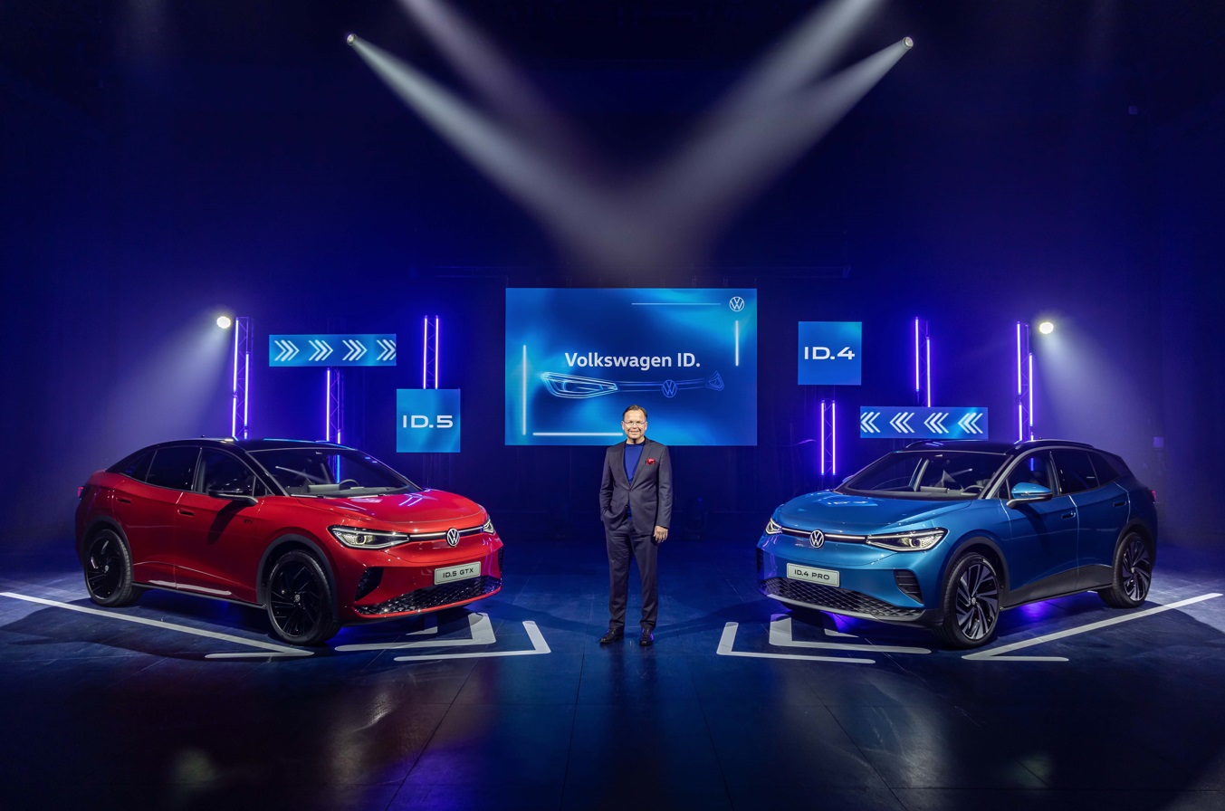 01 台灣福斯汽車宣告volkswagen電動化時代來臨，純電休旅id.4 Pro、純電跑旅id.5 Gtx首度亮相