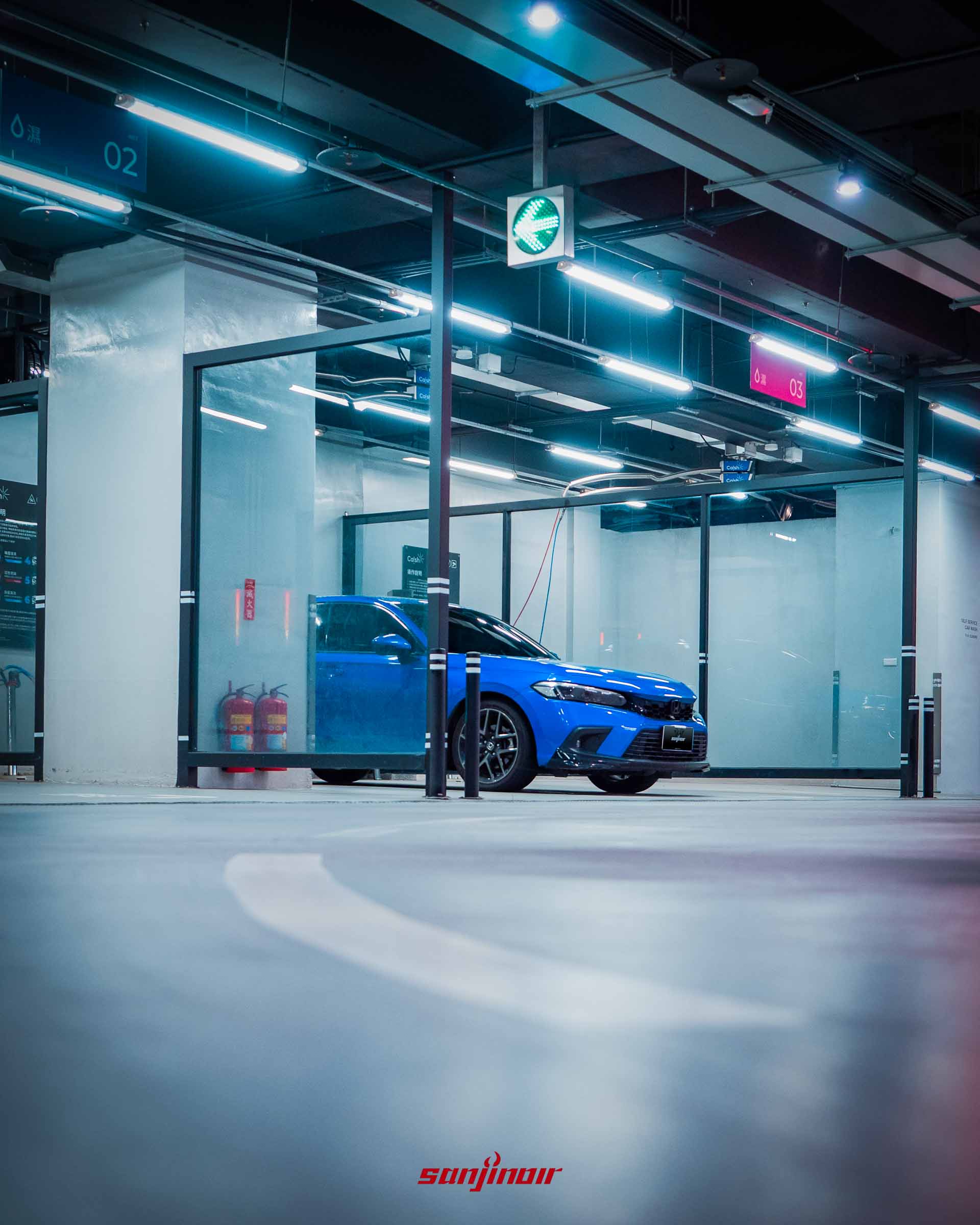 濕式車格側寫