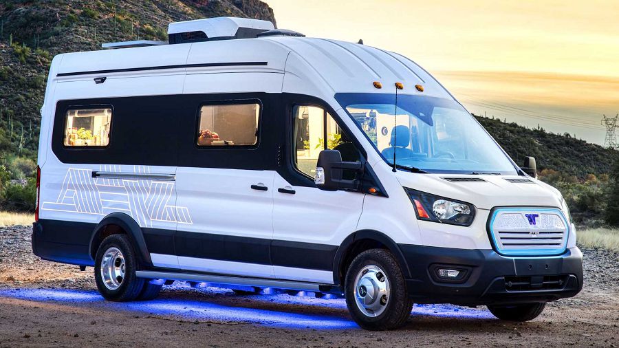 Winnebago 用實際長途旅行證明自家 e-RV 電動露營概念車的能力
