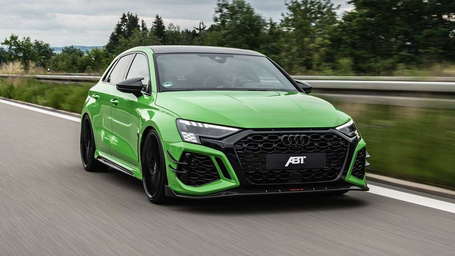 經過 ABT 加持後的 Audi RS3 Sportback 獲得了 368 KW 的火力