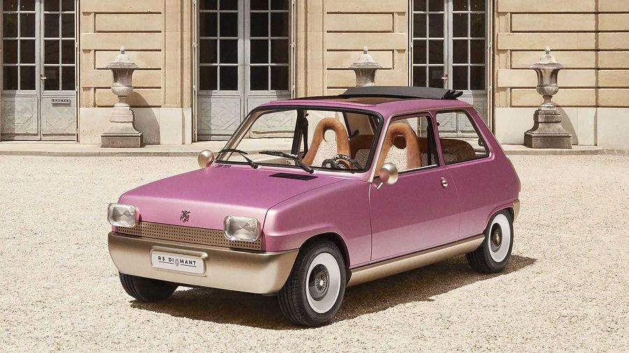 漸層外觀、大理石方向盤…有哪輛車比 Renault 5 Diamant 更為騷包呢?