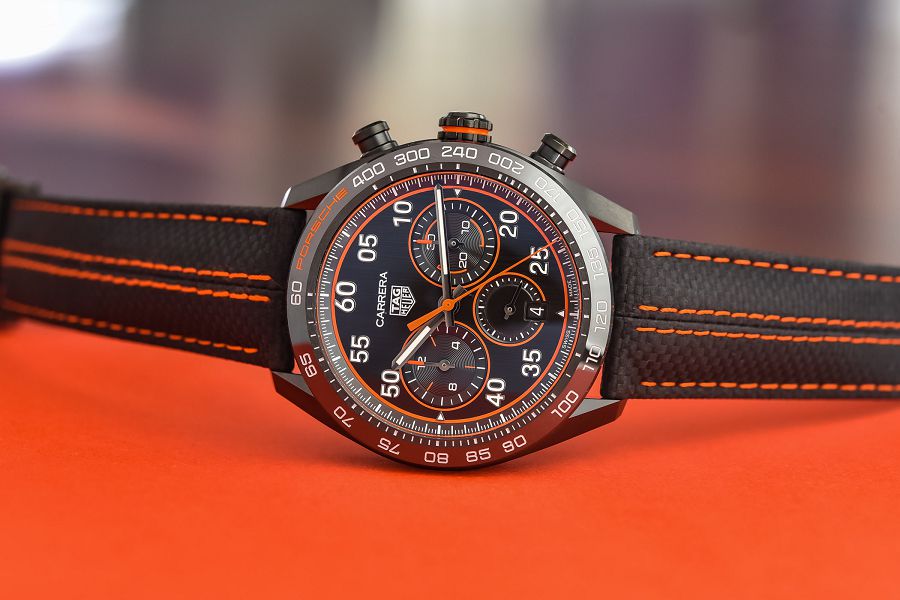 TAG Heuer與Porsche再次聯手　推出「Carrera Chronograph x Porsche Orange Racing」