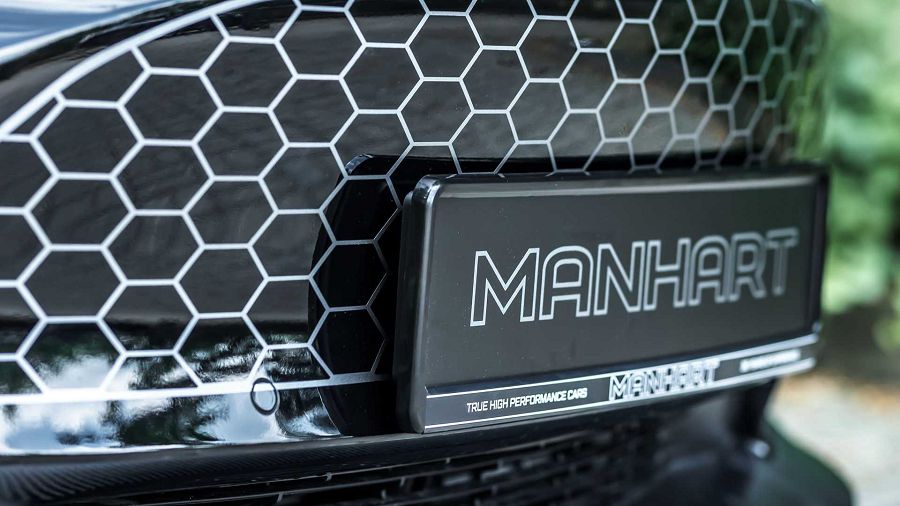 Manhart改造的Tesla Model 3　換上新下導流與降低車高的彈簧組