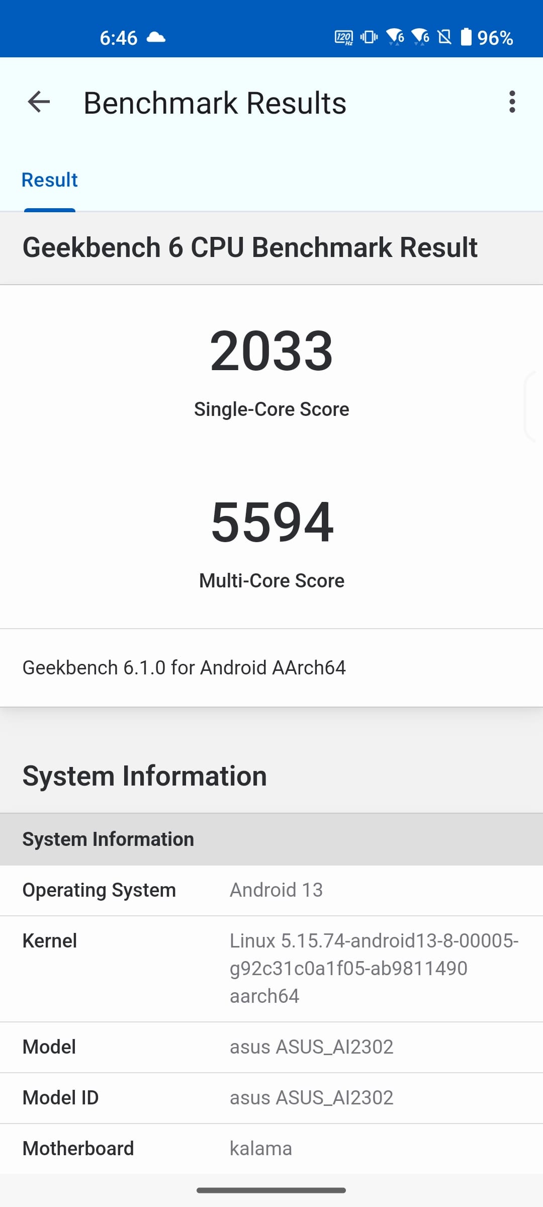 Screenshot 20230629 184649 Geekbench 6