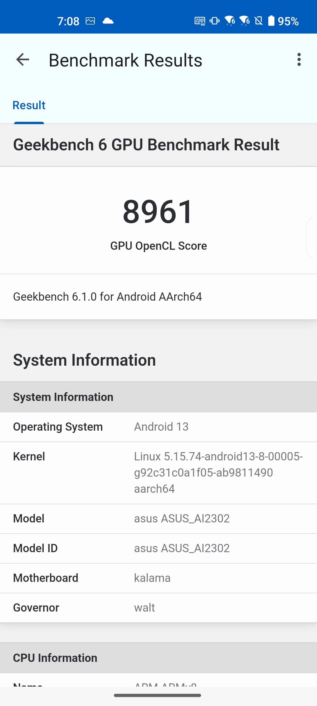 Screenshot 20230629 190842 Geekbench 6