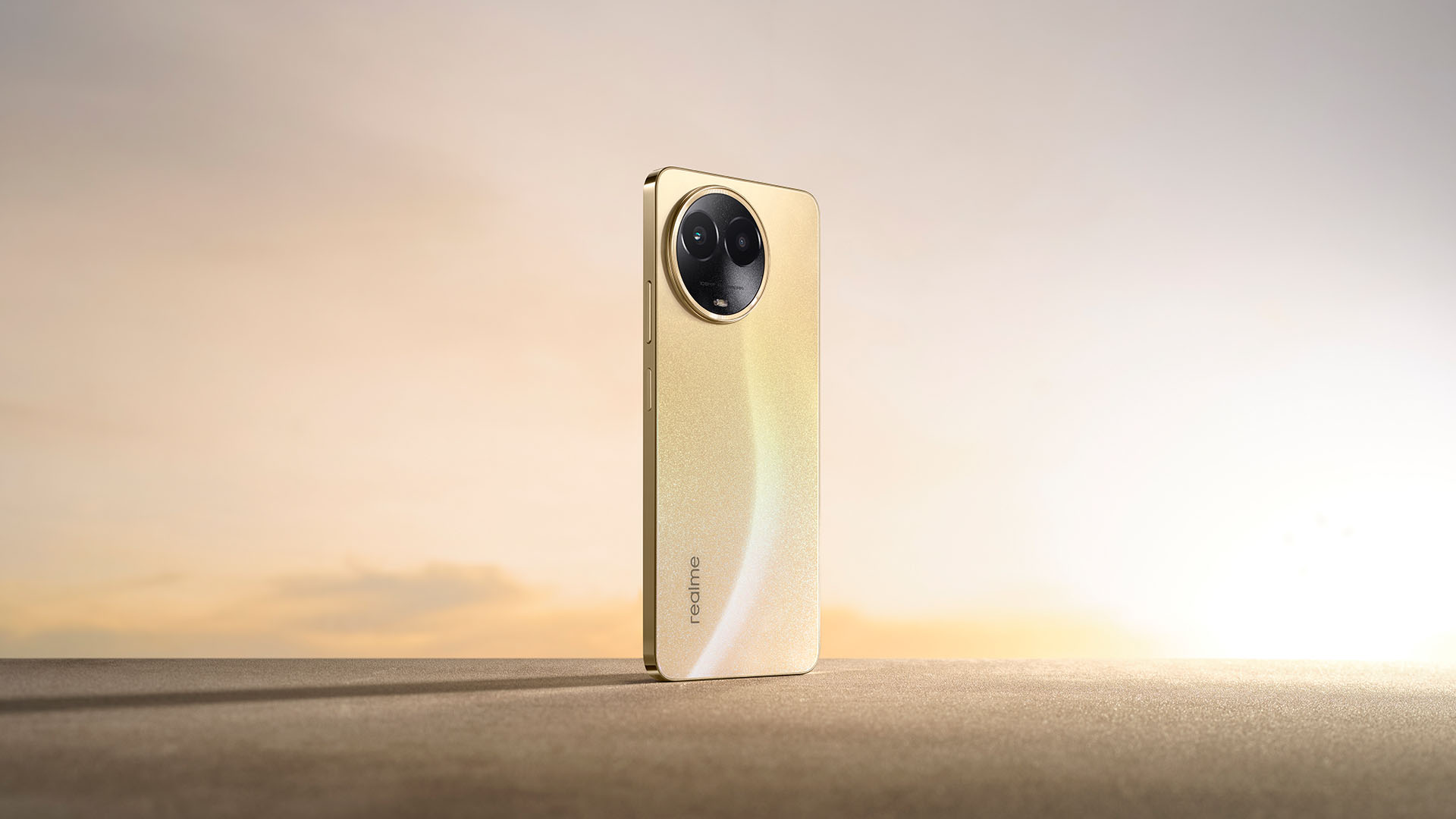 Realme 11 5g採用精品腕錶工藝，帶來全新閃耀光環設計。