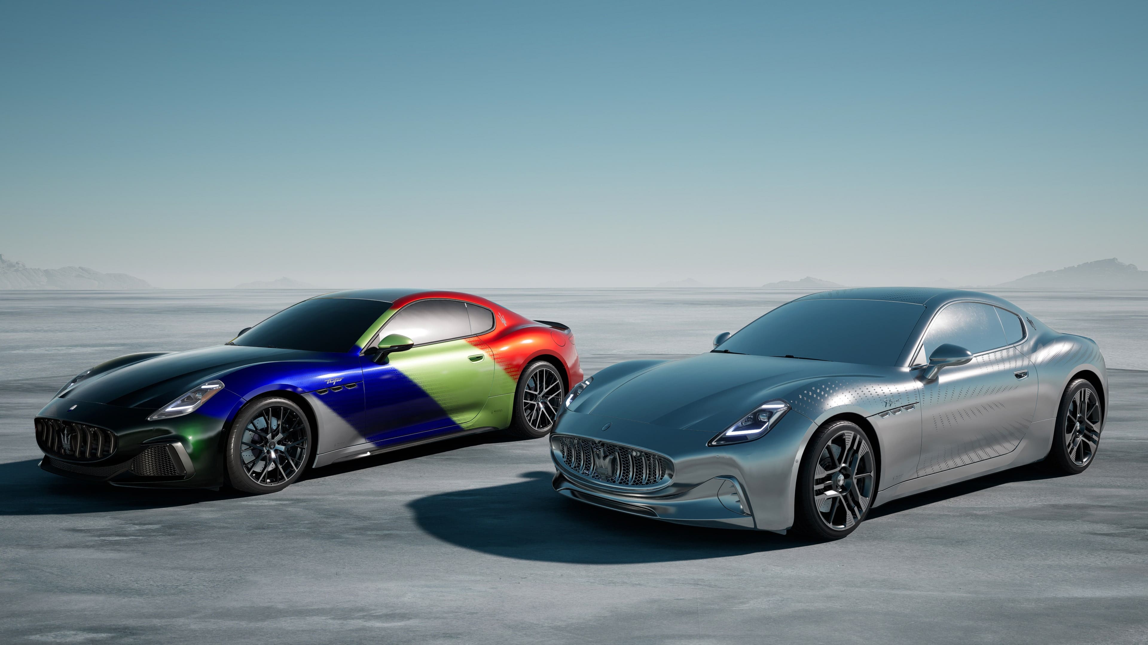 圖8 為致敬 Granturismo 75 年來的傳承進化，maserati 設計中心（maserati Centro Stile）另推出 One Off 特別訂製版車型 Granturismo Luce 與 Granturismo Prisma
