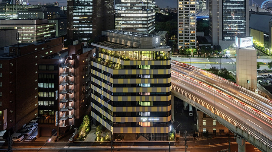 來自東京的彩虹飯店toggle hotel,點綴城市色彩學。